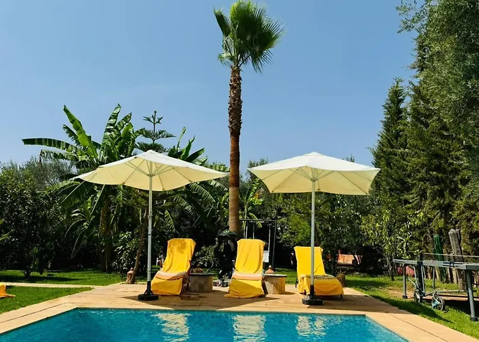 Ilafe Farmhouse, Villa avec Piscine Chauffée Privée pour Familles Marrakesh